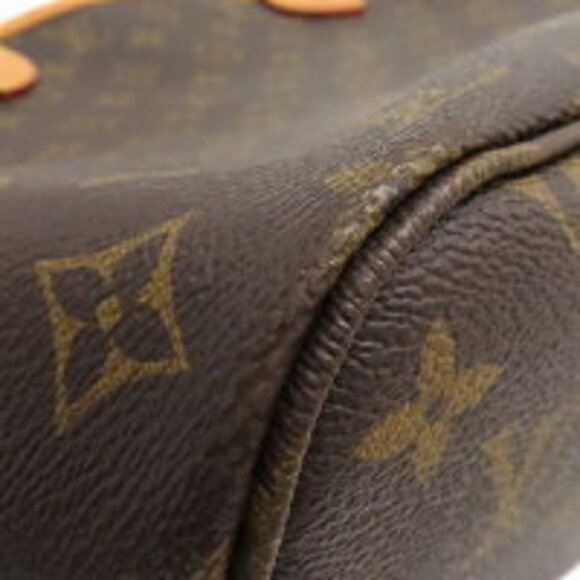 Louis Vuitton Neverfull Monogram Canvas Tote Bag Brown Pink - Picture 4 of 8